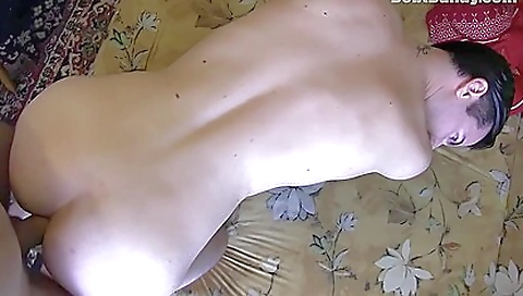 Blonde slut takes on black cock