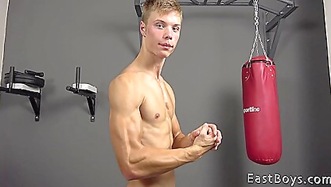 Toysing on a black cock